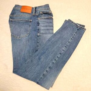 Lucky Brand Women's Size 8/29 Ankle Blue Mid Rise Skinny Light Wash Stretch Jean